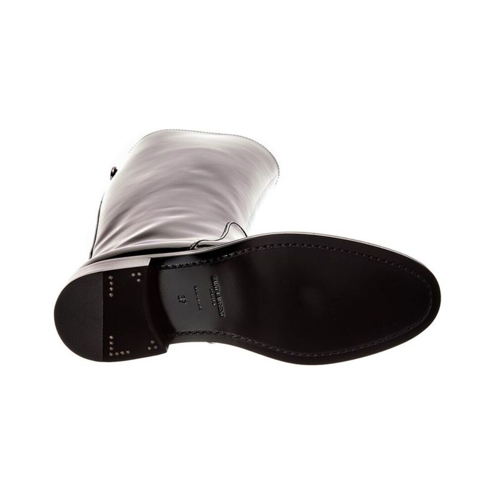 Saint Laurent Hunt Leather Boot, Black - Picture 4 of 5